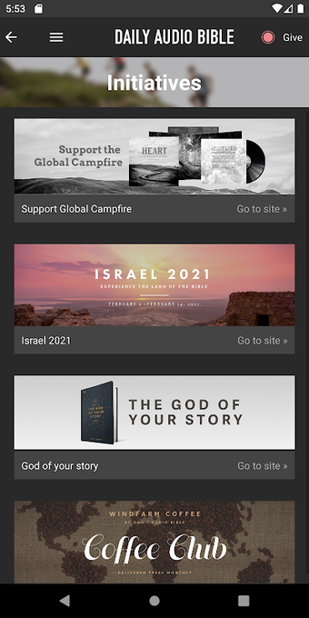 Daily Audio Bible Mobile …の画像0