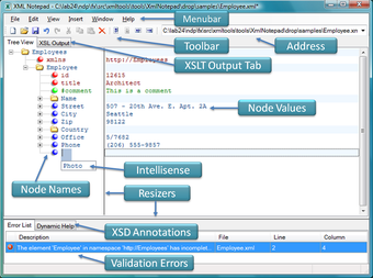 XML Notepad的第0张图片