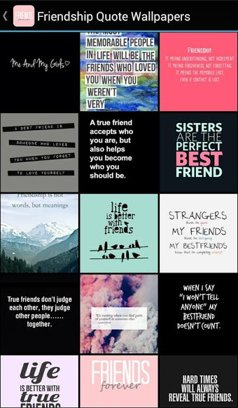 Friendship Quote Wallpape…の画像0