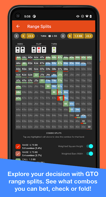 Bild 0 für Postflop+ GTO Poker Train…
