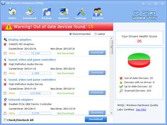 Bild 0 für HP Drivers Download Utili…