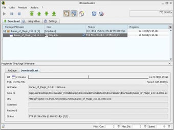 jDownloader Portableの画像5