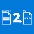 Icon of program: subtitle2xml
